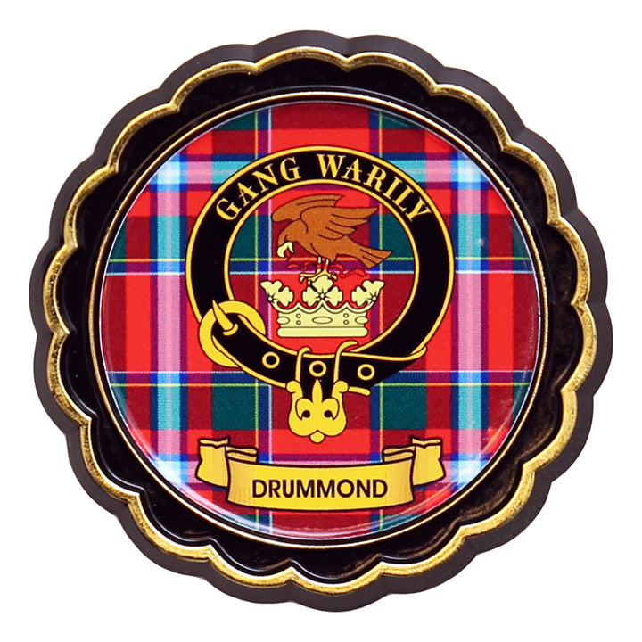 Clan Crest Fridge Magnet - Drummond