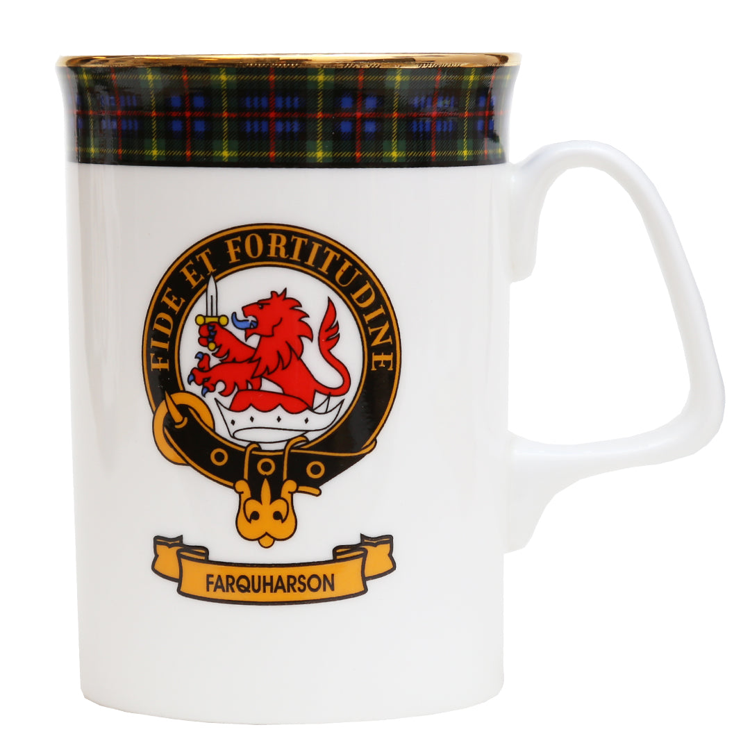 Clan Crest China Mug - Farquharson