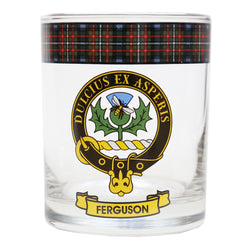 Clan Crest Whisky Glass - Ferguson