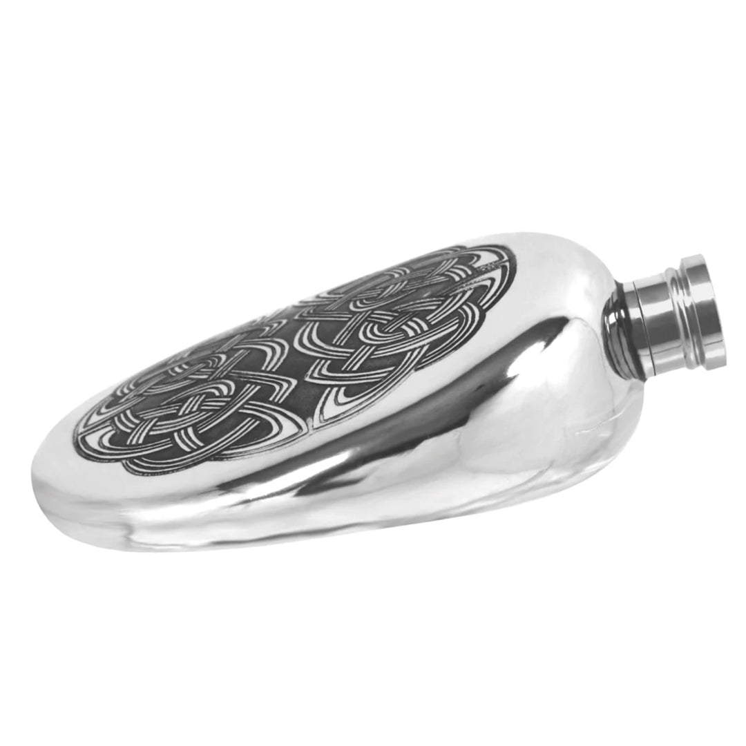 Flask - Intricate Celtic Knots Side