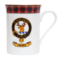 Clan Crest China Mug - Fraser