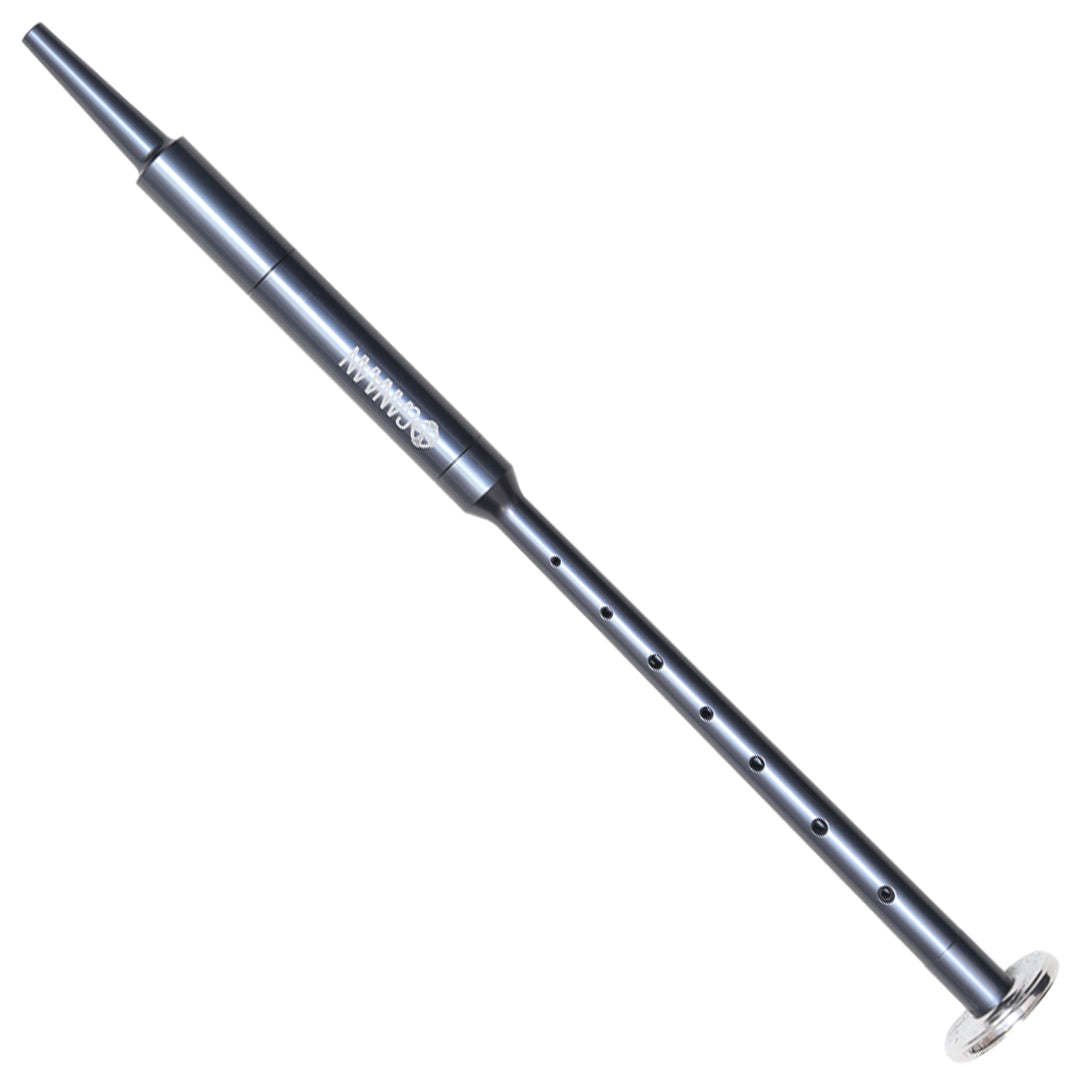 GANAAN MKII Engraved Grey Aluminum Practice Chanter
