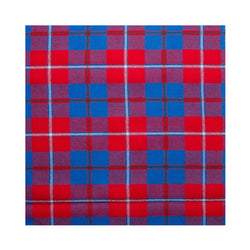 Tartan Pocket Square - Galloway Red Modern