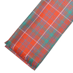 Fine Weight Tartan Scarf - Grant Ancient
