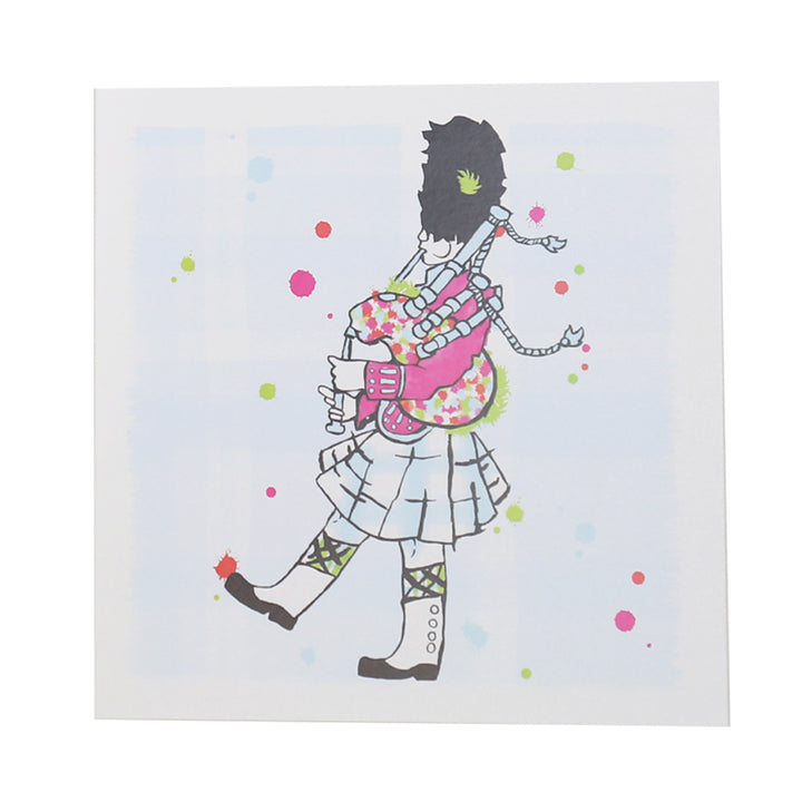 Greeting Card - Red Piper