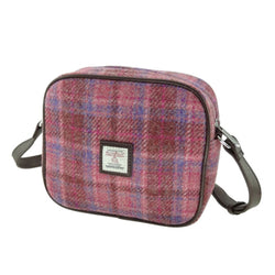 Harris Tweed Mini Bag Pink Check