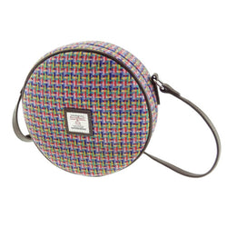 Harris Tweed Round Bag Rainbow