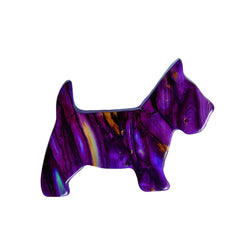 HeatherGems - Scottie Dog Brooch