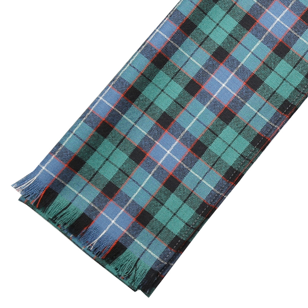 Fine Weight Tartan Scarf - Hunter Ancient