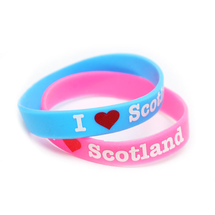 I Love Scotland Wristband