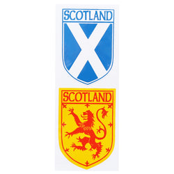 Interior Scotland Car Sticker Twin Pack