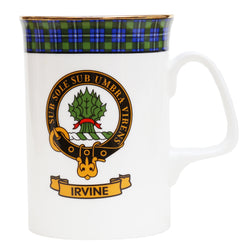 Clan Crest China Mug - Irvine