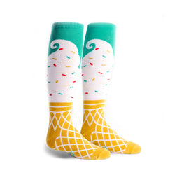 Jr. Practice Knee High Socks (Ice Cream)
