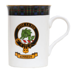 Clan Crest China Mug - Kennedy