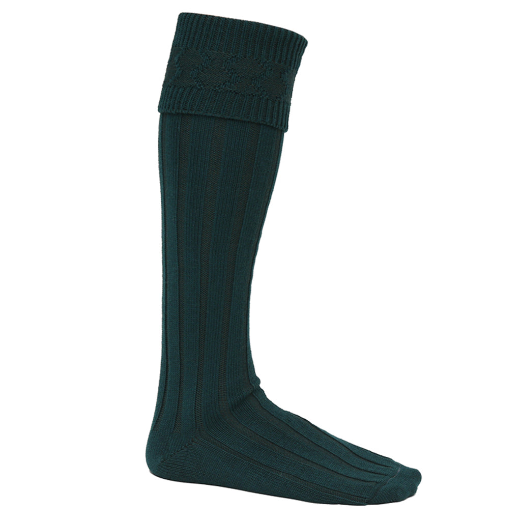 Lovat green kilt store socks