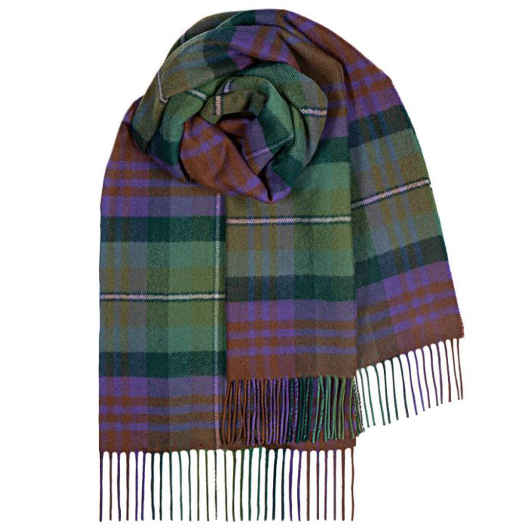 Lambswool Tartan Stole - Isle of Skye