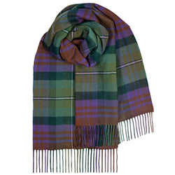 Lambswool Tartan Stole - Isle of Skye
