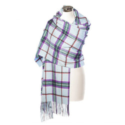 Lambswool Tartan Stole - World Peace