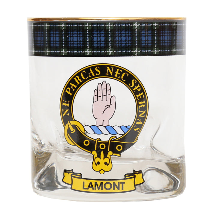 Clan Crest Whisky Glass - Lamont