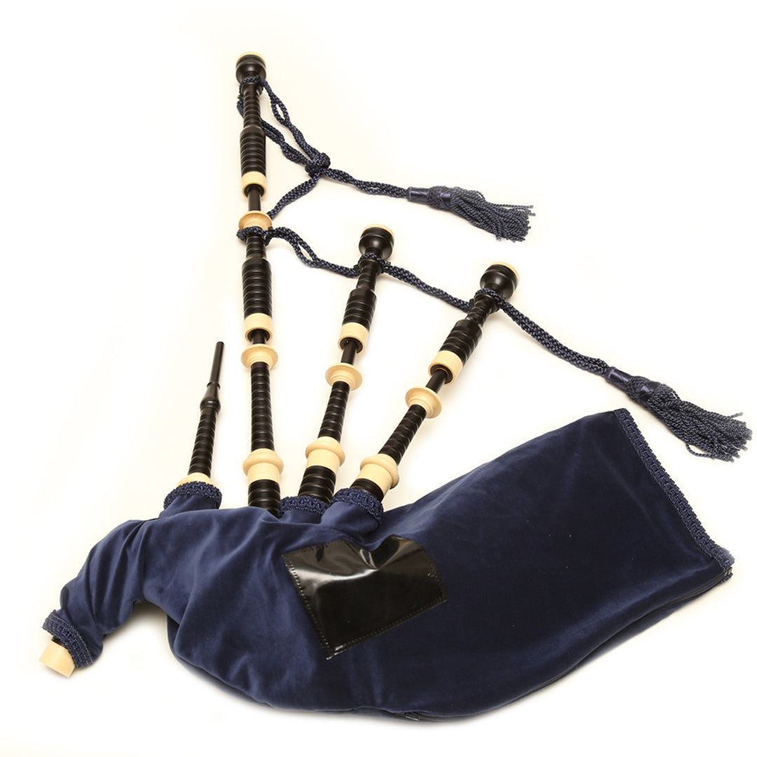 Lee and Sons Bagpipes - #3 (Holly mounts) Angle