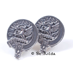 Clan Crest Cufflinks - Leslie