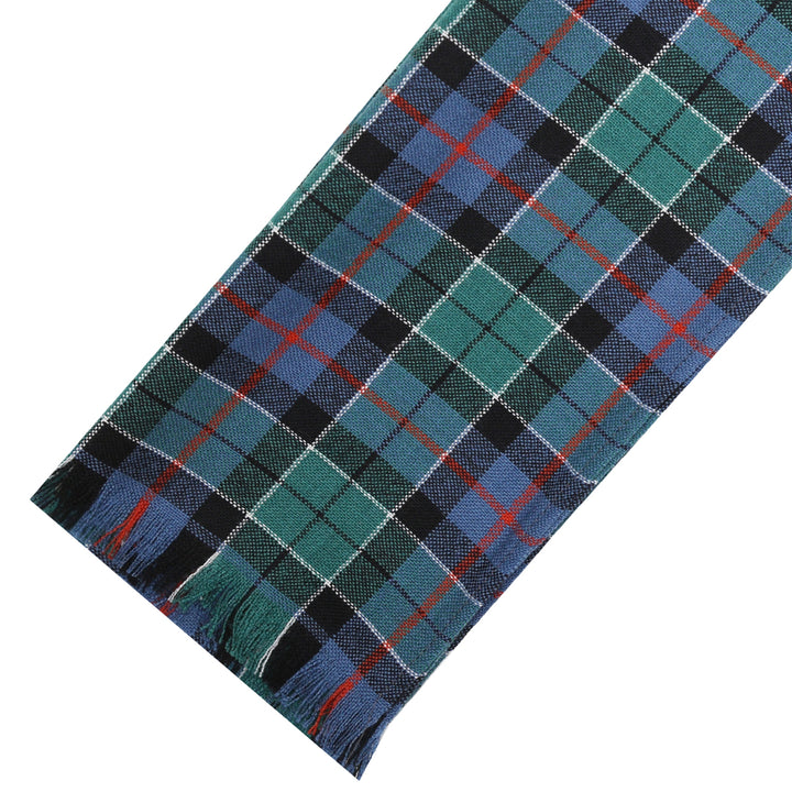 Fine Weight Tartan Scarf - Leslie Hunting Ancient