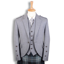 Light Grey Arrochar Braemar Tweed Jacket