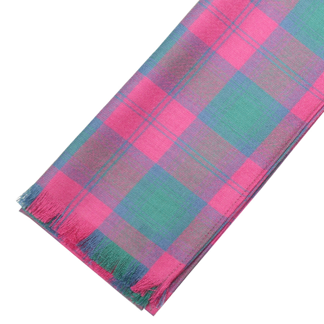 Fine Weight Tartan Scarf - Lindsay Ancient