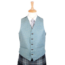 Lovat Blue Tweed Argyll Vest