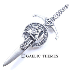 Clan Crest Kilt Pin - MacBain (MacBean)