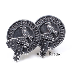 Clan Crest Cufflinks - MacDonald of Glengarry