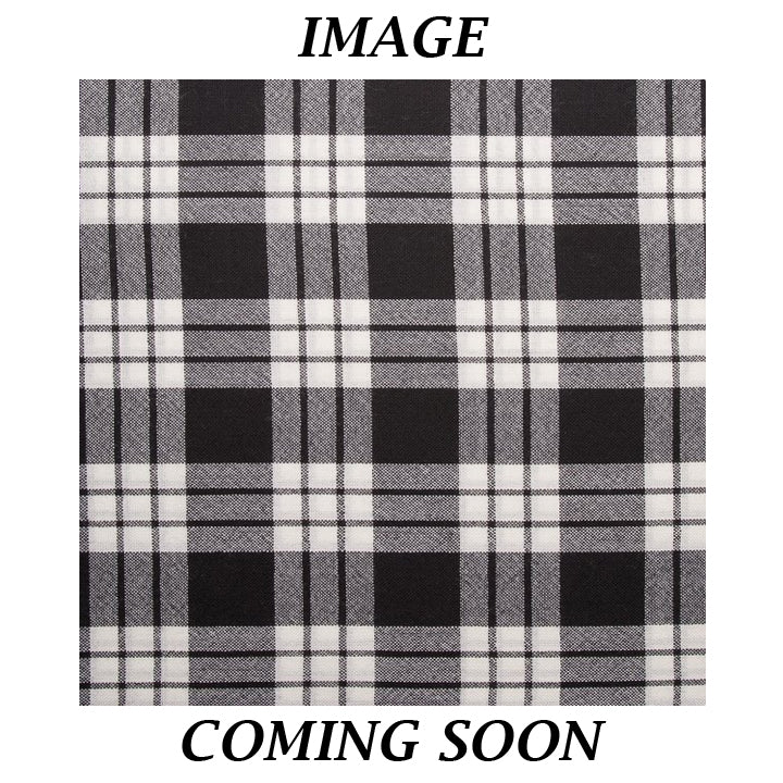 Men's Tartan Tie - MacFarlane Black and White
