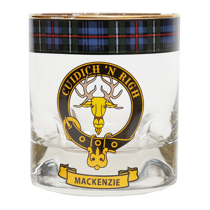 Clan Crest Whisky Glass - MacKenzie