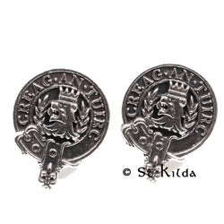Clan Crest Cufflinks - MacLaren