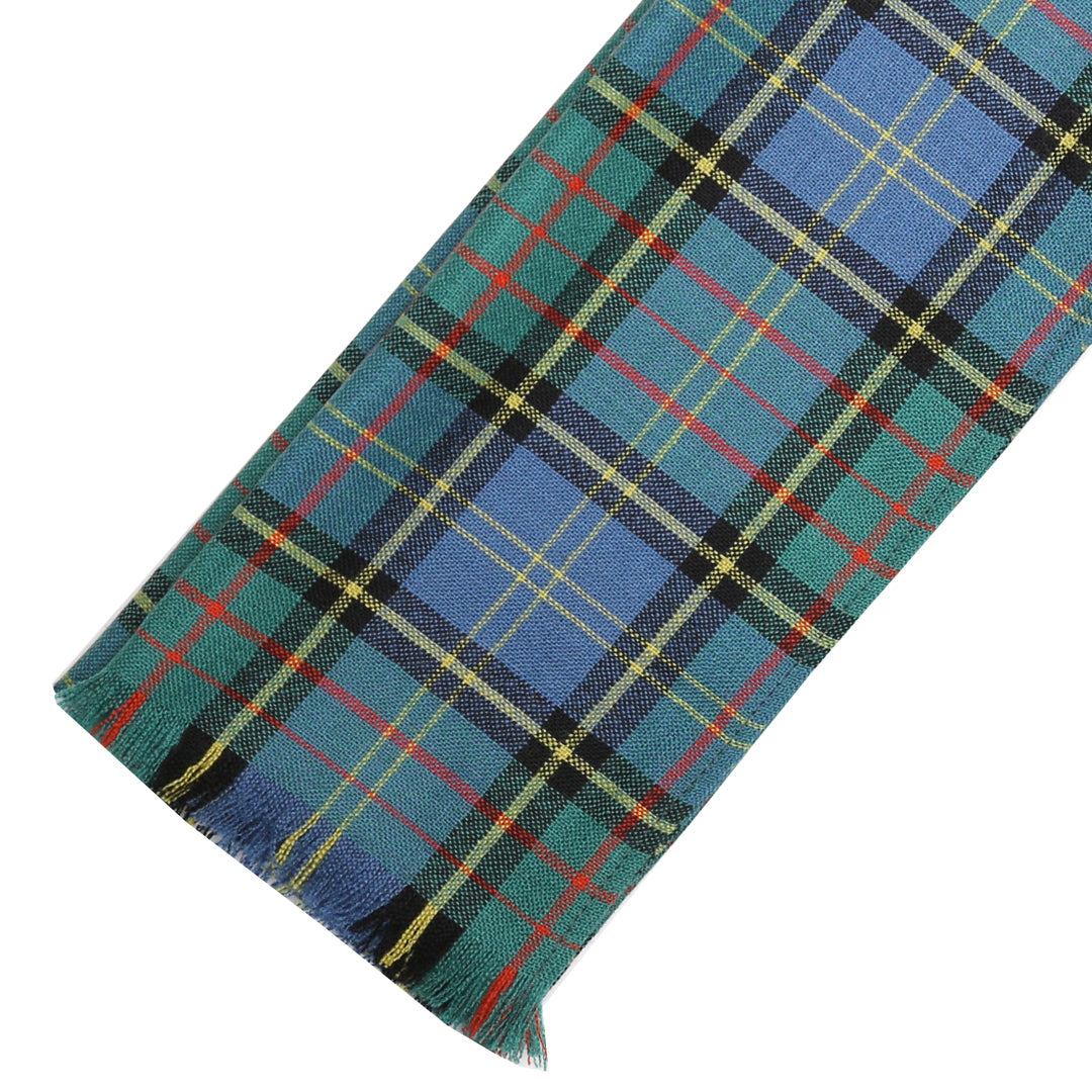 Fine Weight Tartan Scarf - MacMillan Hunting Ancient