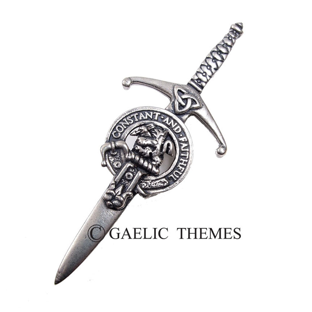 Clan Crest Kilt Pin - MacQueen