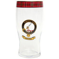 Clan Crest Beer Glass - MacRae