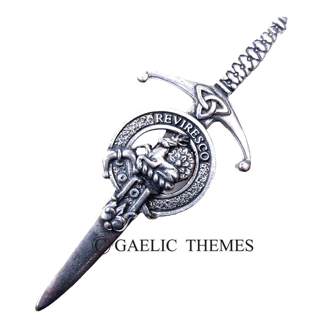 Clan Crest Kilt Pin - Maxwell