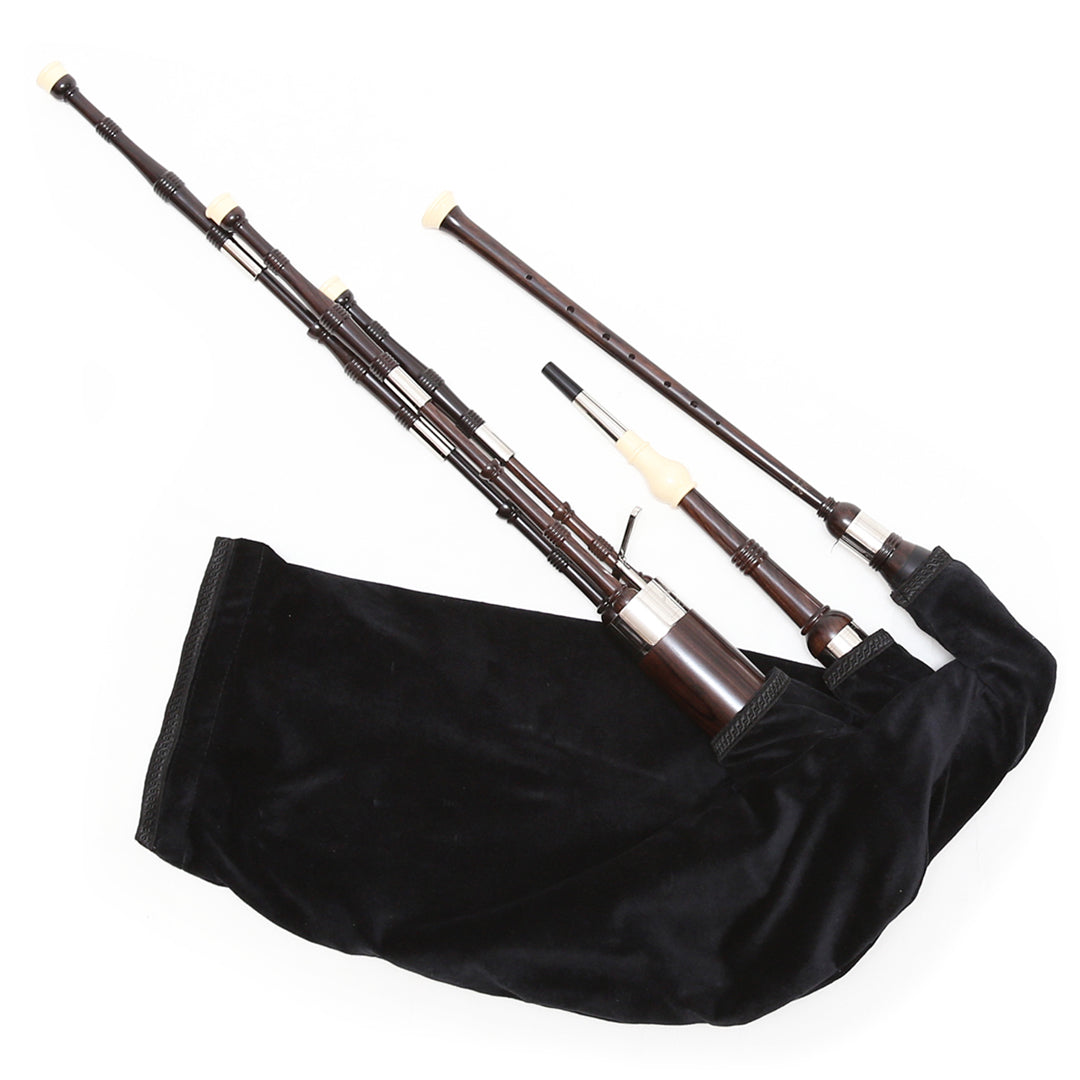 Fred Morrison Scottish Small Pipes, Mouthblown - Blackwood (by