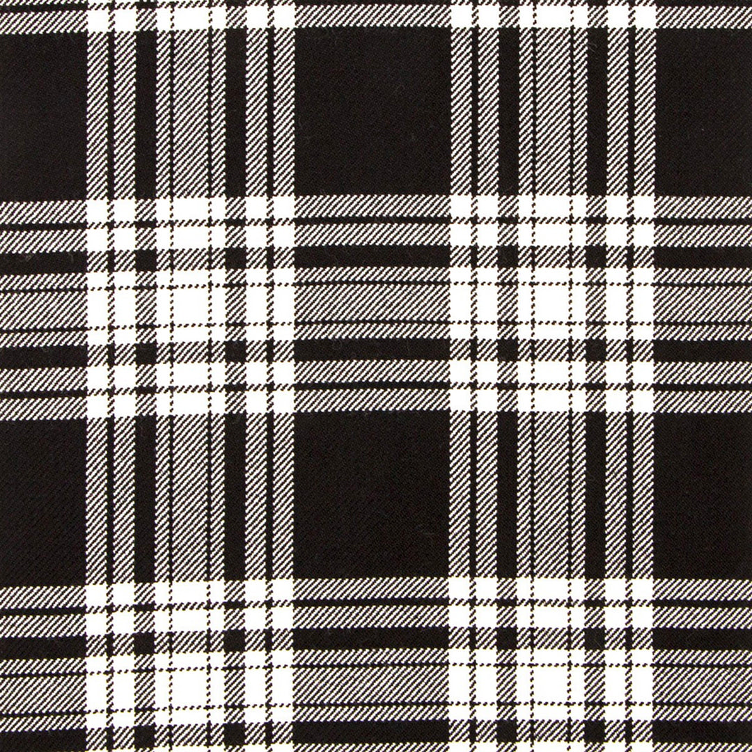 Menzies Black and White Tartan