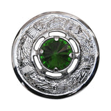 National Brooch - 2 Inches Green