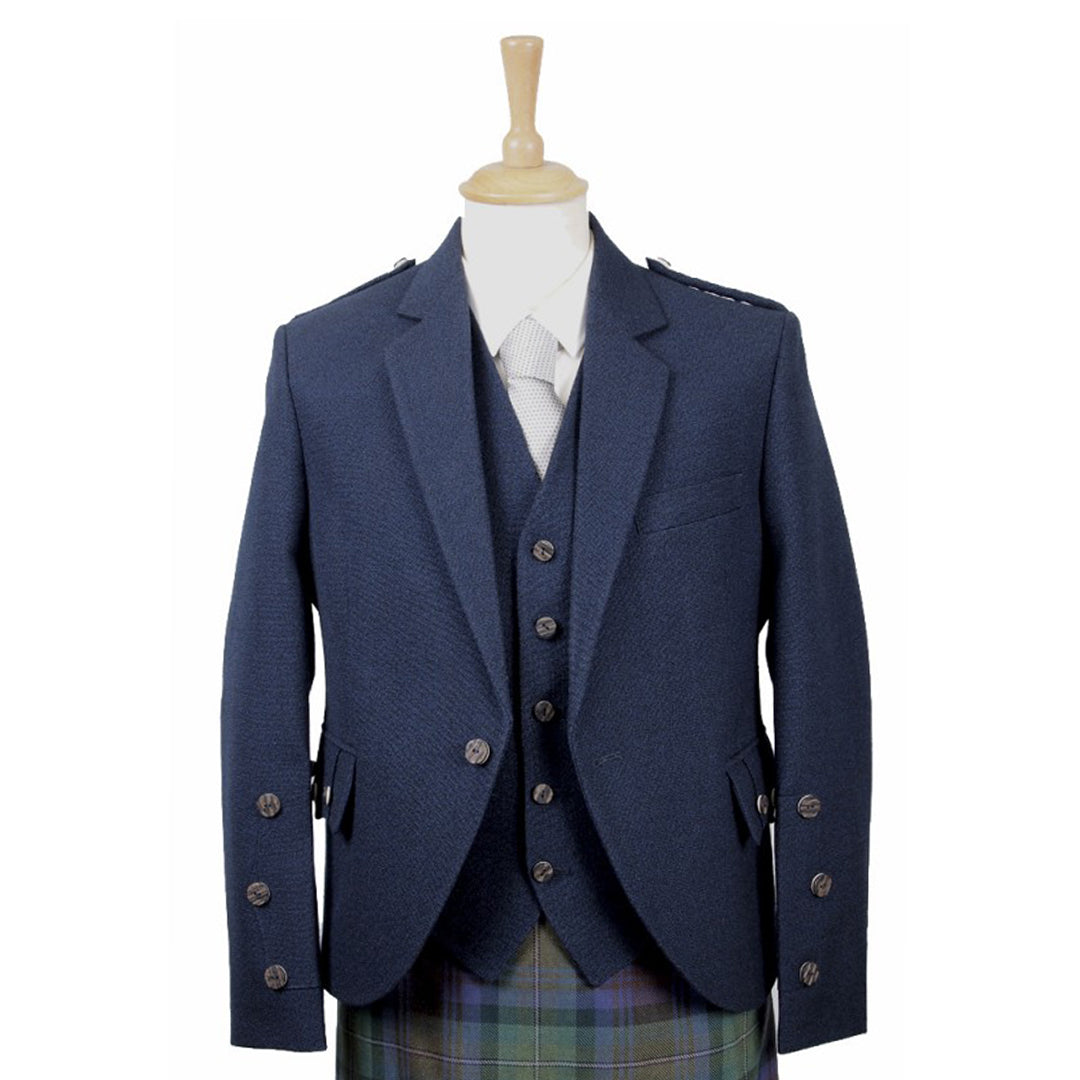 Navy Arrochar Braemar Tweed Jacket