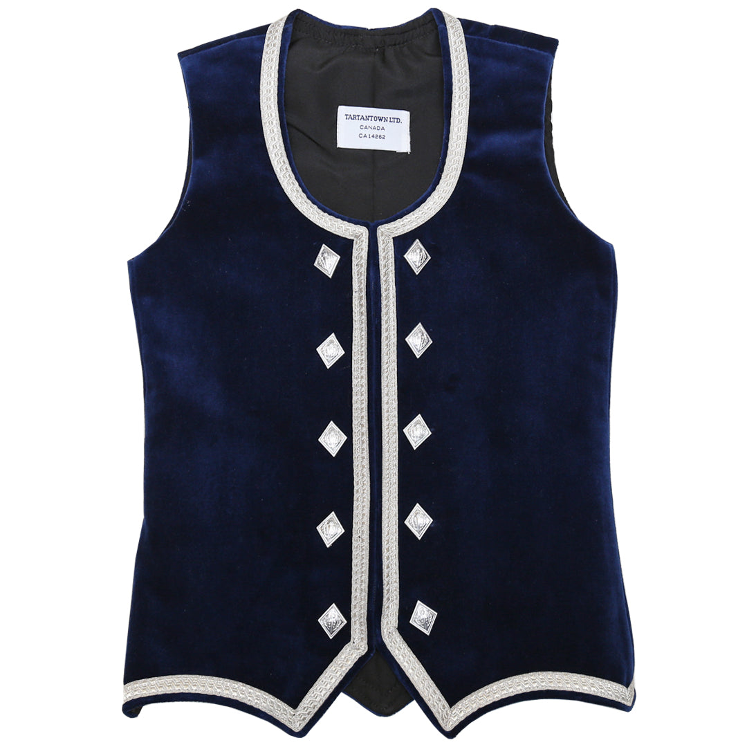 Navy Blue Highland Vest