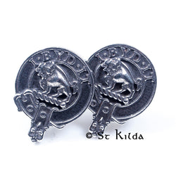 Clan Crest Cufflinks - Nesbitt