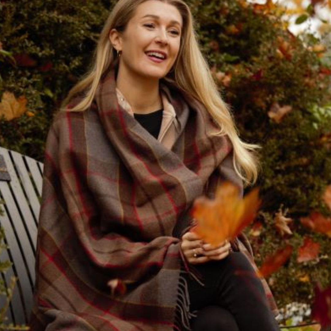 Outlander Tartan Blanket - Fraser