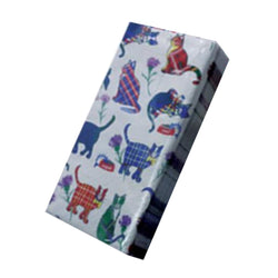 Pocket Tissues - Tartan Cats