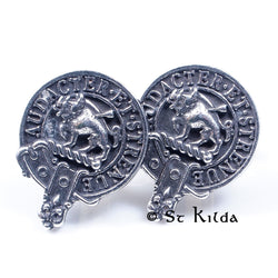 Clan Crest Cufflinks - Pollock