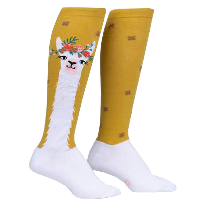 Practice Knee High Socks (Llama Queen)