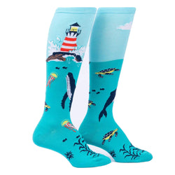 Practice Knee High Socks (Ocean)