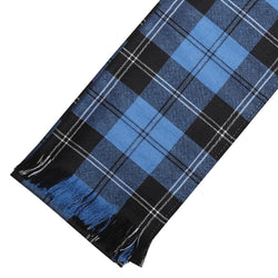 Fine Weight Tartan Scarf - Ramsay Blue Ancient